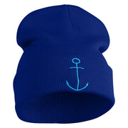 Sponge Crusty Crab Employee Uniform Embroidered 12" Beanie - Royal OSFM