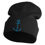 Sponge Crusty Crab Employee Uniform Embroidered 12" Beanie - Black OSFM