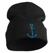 Sponge Crusty Crab Employee Uniform Embroidered 12" Beanie - Black OSFM