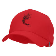 Tattoo Koi Fish Embroidered Pro Style Twill Caps - Red OSFM