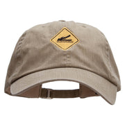 Beware of Crocodile Pigment Dyed Special Cotton Cap - Khaki OSFM