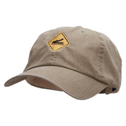 Beware of Crocodile Pigment Dyed Special Cotton Cap - Khaki OSFM