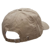 Beware of Crocodile Pigment Dyed Special Cotton Cap - Khaki OSFM