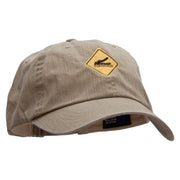 Beware of Crocodile Pigment Dyed Special Cotton Cap - Khaki OSFM