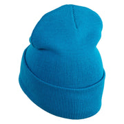 Inside Emotions Sadness Embroidered 12" Long Knitted Beanie - Aqua OSFM