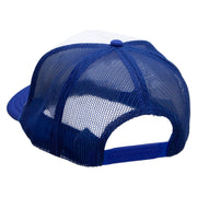 Player 1 Embroidered Foam Panel Mesh Snapback - Royal-White OSFM