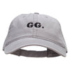 Good Game Embroidered Garment Washed Cotton Twill Cap - Grey OSFM