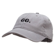 Good Game Embroidered Garment Washed Cotton Twill Cap - Grey OSFM