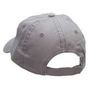 Good Game Embroidered Garment Washed Cotton Twill Cap - Grey OSFM