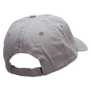 Good Game Embroidered Garment Washed Cotton Twill Cap - Grey OSFM