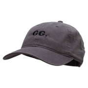 Good Game Embroidered Garment Washed Cotton Twill Cap - Charcoal OSFM