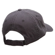 Good Game Embroidered Garment Washed Cotton Twill Cap - Charcoal OSFM