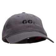 Good Game Embroidered Garment Washed Cotton Twill Cap - Charcoal OSFM