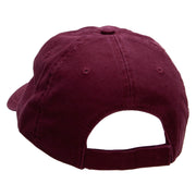 Good Game Embroidered Garment Washed Cotton Twill Cap - Maroon OSFM