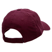 Good Game Embroidered Garment Washed Cotton Twill Cap - Maroon OSFM