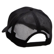 Alien Invades Embroidered Solid Cotton Twill Mesh Prostyle Cap - Black OSFM