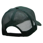 Alien Invades Embroidered Solid Cotton Twill Mesh Prostyle Cap - Dk-Green OSFM