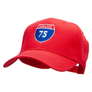 Interstate 75 Solid Cotton Twill Low Profile Snap Cap