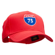 Interstate 75 Solid Cotton Twill Low Profile Snap Cap