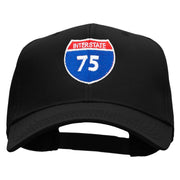 Interstate 75 Solid Cotton Twill Low Profile Snap Cap