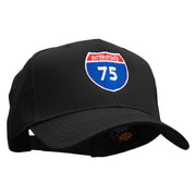 Interstate 75 Solid Cotton Twill Low Profile Snap Cap