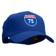 Interstate 75 Solid Cotton Twill Low Profile Snap Cap