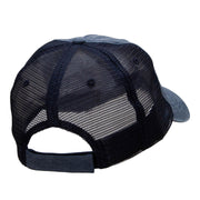 Bumble Bee Embroidered Washed Trucker Cap