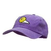 Sunny Smile Embroidered Unstructured Cotton Cap