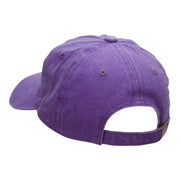 Sunny Smile Embroidered Unstructured Cotton Cap