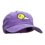 Sunny Smile Embroidered Unstructured Cotton Cap