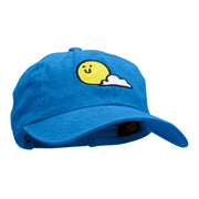 Sunny Smile Embroidered Unstructured Cotton Cap