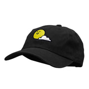 Sunny Smile Embroidered Unstructured Cotton Cap