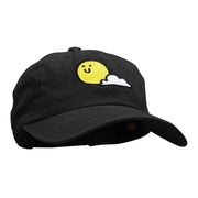 Sunny Smile Embroidered Unstructured Cotton Cap