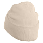 Inside Emotions Joy Embroidered 12" Long Knitted Beanie - Birch OSFM