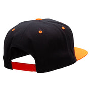 Long Board Riding Embroidered Wool Blend Classic Snapback