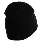 This is My Halloween Costume Embroidered 8" Short Beanie - Black OSFM