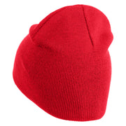 This is My Halloween Costume Embroidered 8" Short Beanie - Red OSFM