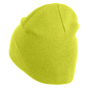 This is My Halloween Costume Embroidered 8" Short Beanie - Lime OSFM