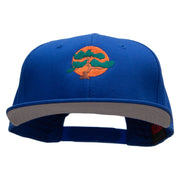 Karate Bonsai Tree Embroidered Prostyle Snapback