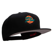 Karate Bonsai Tree Embroidered Prostyle Snapback