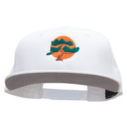 Karate Bonsai Tree Embroidered Prostyle Snapback