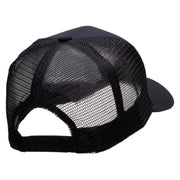 Super Spider Embroidered Solid Cotton Prostyle Twill Mesh Cap