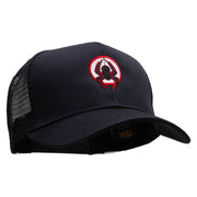 Super Spider Embroidered Solid Cotton Prostyle Twill Mesh Cap