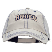 The Rodeo Embroidered Low Profile Special Cotton Mesh Cap