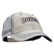 The Rodeo Embroidered Low Profile Special Cotton Mesh Cap