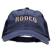 The Rodeo Embroidered Low Profile Special Cotton Mesh Cap