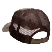 Wanted Embroidered Low Profile Special Cotton Mesh Cap