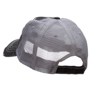 Wanted Embroidered Low Profile Special Cotton Mesh Cap