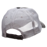 Wanted Embroidered Low Profile Special Cotton Mesh Cap