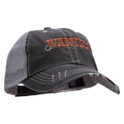 Wanted Embroidered Low Profile Special Cotton Mesh Cap